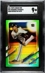 Yoshinobu Yamamoto [Green] #90 Baseball Cards 2021 Topps Chrome NPB Nippon Professional Prices