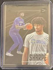 Shaedon Sharpe [Black] Basketball Cards 2022 Panini Chronicles Draft Picks Essentials Prices