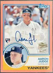 Aaron Judge [Peach] #FFA-AJ Baseball Cards 2017 Topps Archives Fan Favorites Autographs Prices