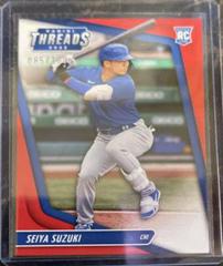 Seiya Suzuki [Red] #4 Baseball Cards 2022 Panini Chronicles Threads Prices