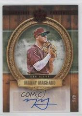 Manny Machado [Red] Baseball Cards 2022 Panini Diamond Kings Signature Portraits Prices