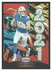 Justin Herbert [Red] #2021-2 Football Cards 2021 Panini Certified 2021 Insert Prices