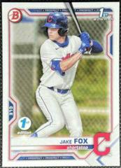 Jake Fox #BD-102 Baseball Cards 2021 Bowman Draft 1st Edition Prices