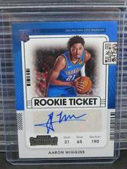 Aaron Wiggins [Autograph] #150 Basketball Cards 2021 Panini Contenders Prices