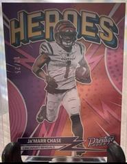 Ja'Marr Chase [Pink] #H-7 Football Cards 2023 Panini Prestige Heroes Prices