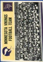 Minnesota Vikings [Team] #111 Football Cards 1964 Philadelphia Prices