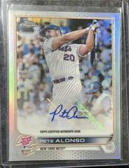 Pete Alonso #ASGA-PA Baseball Cards 2022 Topps Chrome Update All Star Game Autographs Prices