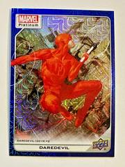 Daredevil [Blue Traxx] #114 Marvel 2023 Upper Deck Platinum Prices