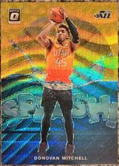 Donovan Mitchell [Gold Wave] Basketball Cards 2019 Panini Donruss Optic Splash Prices