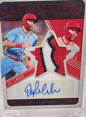 Dylan Carlson [Red] Baseball Cards 2022 Panini Three and Two Lone Star Signatures Prices