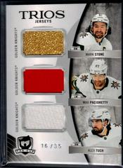 Mark Stone, Max Pacioretty, Alex Tuch Hockey Cards 2020 Upper Deck The Cup Trios Jersey Prices