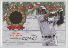 Bryan De La Cruz [Blue Metallic] #WRC-BD Baseball Cards 2022 Topps Holiday Relics Prices