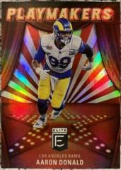 Aaron Donald #PM-20 Football Cards 2022 Panini Donruss Elite Playmakers Prices