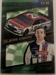 Ryan Blaney [Green] #33 Racing Cards 2017 Panini Torque Nascar Clear Vision Prices