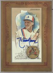 Randy Johnson #MA-RJ Baseball Cards 2023 Topps Allen & Ginter Mini Framed Autographs Prices