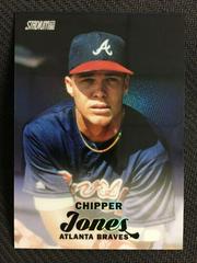 Chipper Jones [Refractor] #SCC-18 Baseball Cards 2017 Stadium Club Chrome Prices