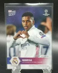 Rodrygo Soccer Cards 2020 Topps Now UEFA Champions League Prices