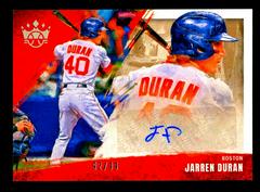 Jarren Duran [Silver] #DKS-JD Baseball Cards 2022 Panini Diamond Kings DK Signatures Prices