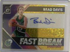Brad Davis [Gold] Basketball Cards 2018 Panini Donruss Optic Fast Break Signatures Prices