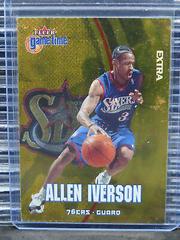 Allen Iverson [Extra] Basketball Cards 2000 Fleer Game Time Prices