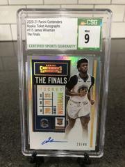 James Wiseman [Autograph Finals Ticket] Basketball Cards 2020 Panini Contenders Prices