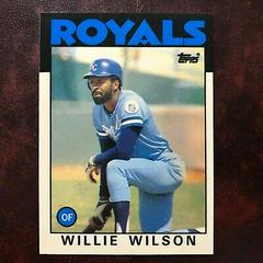 Willie Wilson Baseball Cards 1986 Topps Tiffany Prices