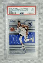 Giannis Antetokounmpo [Blue] Basketball Cards 2015 Panini Clear Vision Prices