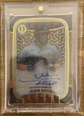 Juan Soto #TA-JS Baseball Cards 2022 Topps Tribute Autographs Prices