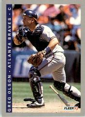 Greg Olson #11 Baseball Cards 1993 Fleer Prices