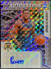 Charles Bassey Basketball Cards 2021 Panini Mosaic Rookie Autographs Prices