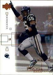 Junior Seau #75 Football Cards 2001 Upper Deck Pros & Prospects Prices