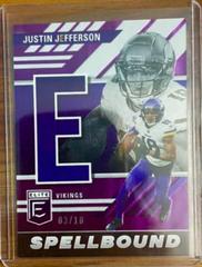 Justin Jefferson [Purple] #SB-JJ2 Football Cards 2023 Panini Donruss Elite Spellbound Prices