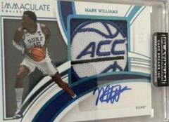 Mark Williams [Patch Autograph Gold] Basketball Cards 2022 Panini Immaculate Collection Collegiate Prices
