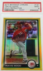 Travis Wood [Gold Refractor] Baseball Cards 2010 Bowman Chrome Prices