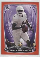 Teddy Bridgewater [Red] Football Cards 2014 Bowman Rookies Prices