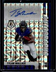 Tylan Wallace #RA-26 Football Cards 2021 Panini Mosaic Rookie Autographs Prices