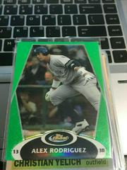 Alex Rodriguez [Green Refractor] #100 Baseball Cards 2008 Finest Prices
