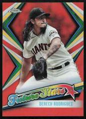 Dereck Rodriguez [Red Refractor] #FS-8 Baseball Cards 2019 Topps Chrome Future Stars Prices