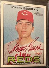 Johnny Bench [Red Ink] #ROA-JBEN Baseball Cards 2016 Topps Heritage Real One Autographs Prices
