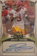 Jordan Addison #BA-JA1 Football Cards 2023 Leaf Draft Autographs Prices