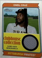Oneil Cruz Baseball Cards 2023 Topps Heritage Clubhouse Collection Relics High Number Prices