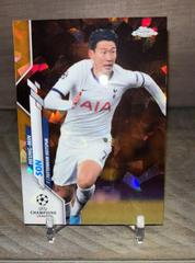 Heung Min Son [Orange] Soccer Cards 2019 Topps Chrome UEFA Champions League Sapphire Prices