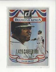 David Ortiz [Career Stat Line] #13 Baseball Cards 2014 Donruss Prices