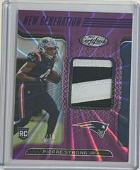 Pierre Strong Jr. [Purple] #NGJ-PS Football Cards 2022 Panini Certified New Generation Jerseys Mirror Prices