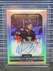 Mason McTavish [Rainbow] #R-MM Hockey Cards 2021 O-Pee-Chee Rookie Autographs Prices