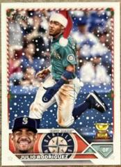 Julio Rodriguez [SP Variation] Baseball Cards 2023 Topps Holiday Prices