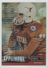 Major Applewhite [Holofoil] Football Cards 2002 Upper Deck XL Prices