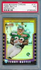 Terry Battle [Refractor] #141 Football Cards 2000 Bowman Chrome Prices