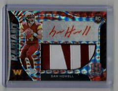 Sam Howell [Neon Orange] #RAD-SHO Football Cards 2022 Panini Spectra Radiant Rookie Patch Signatures Prices
