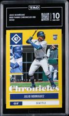 Julio Rodriguez [Gold] Baseball Cards 2022 Panini Chronicles Prices